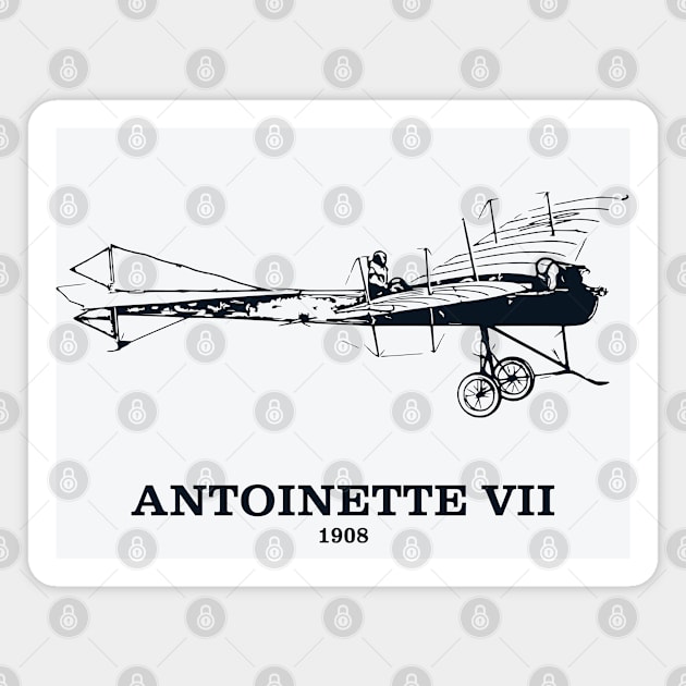 Antoinette VII 1908 Monoplane Magnet by Lakeric